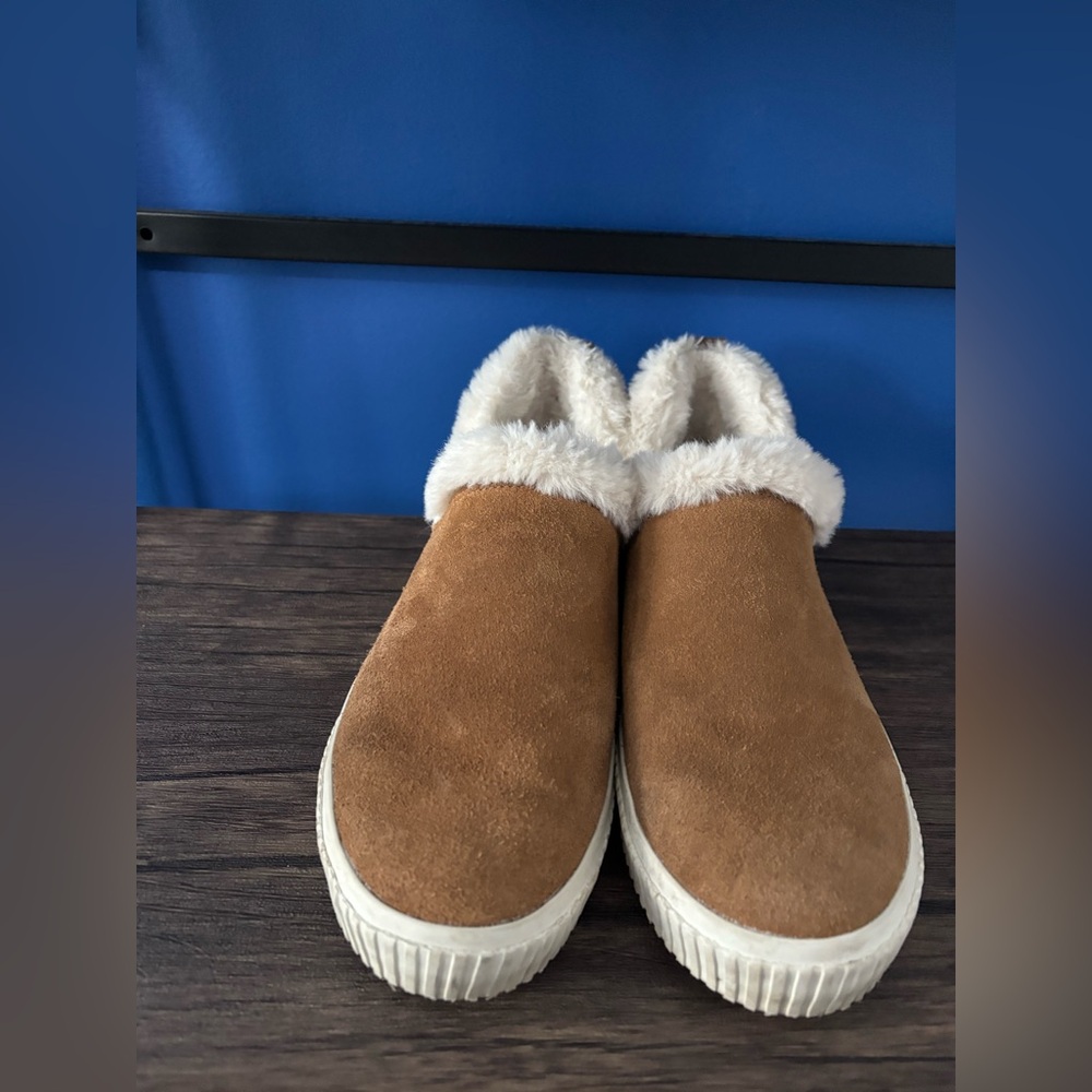 {Timberland} Women's Skyla Bay Warm Lined Slip On Shoes Style A2CDJ Brown Rust - Picture 5 of 7